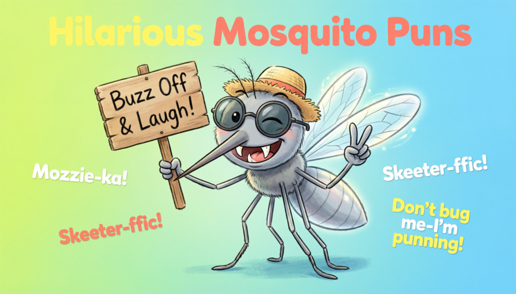100 Hilarious Mosquito Puns and Jokes: Buzzing with Laughter