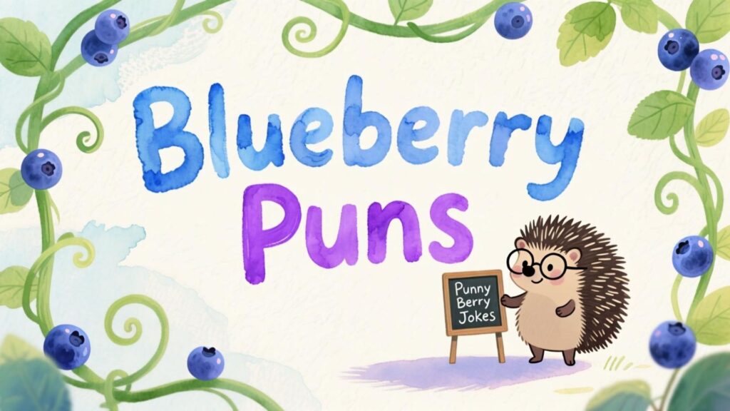 Blueberry Puns