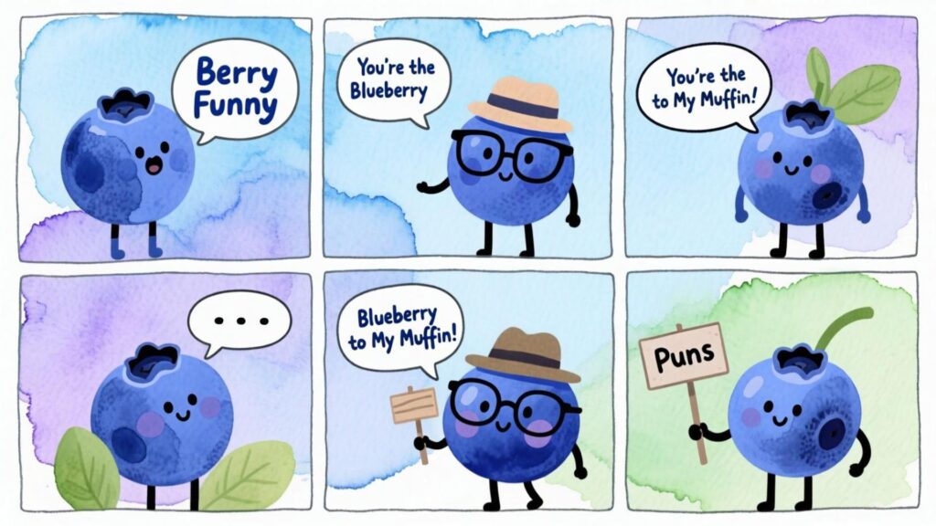 Blueberry Puns