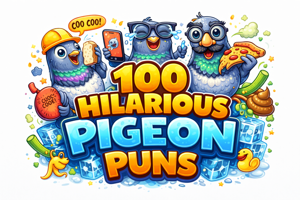 100 Hilarious Pigeon Puns and Jokes That Will Take Flight