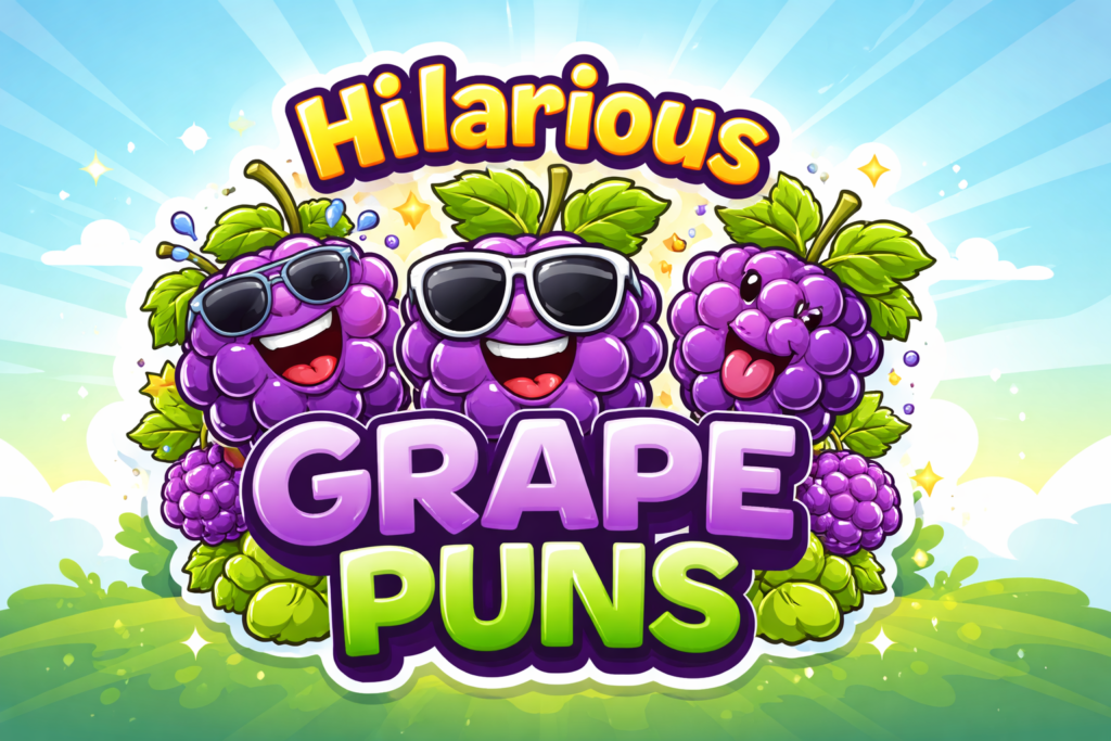 175 Hilarious Grape Puns That Will Make You Laugh Out Loud