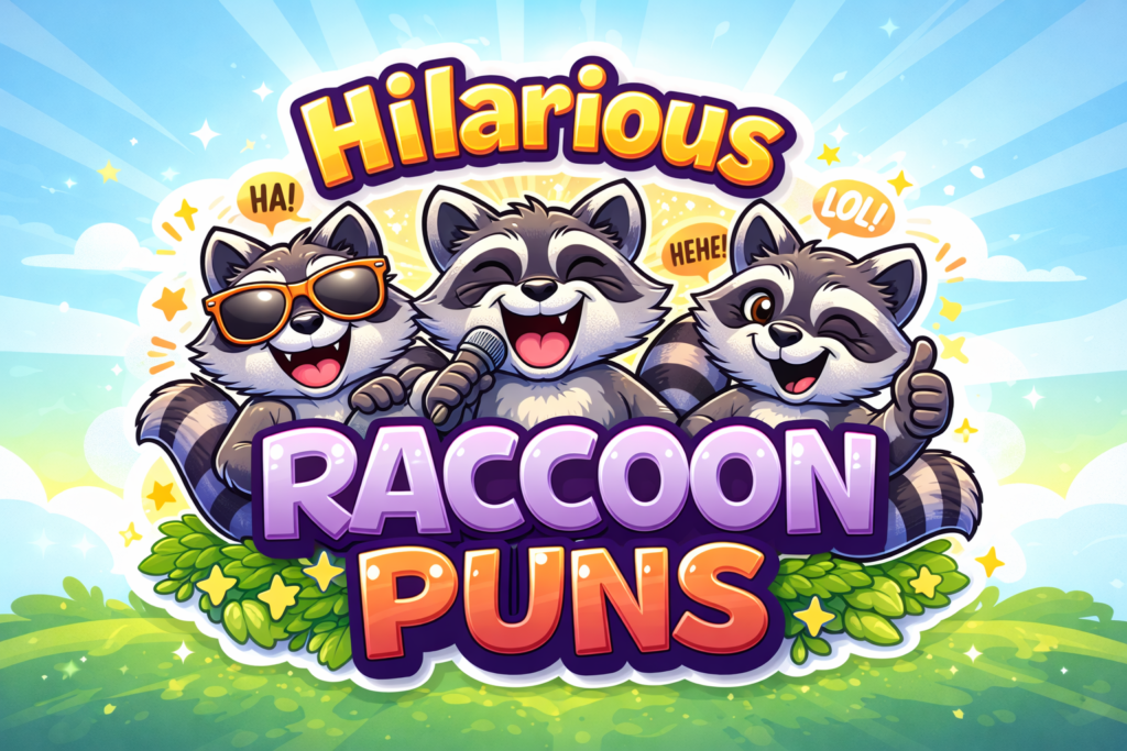 200 Hilarious Raccoon Puns That Will Make You Laugh Out Loud