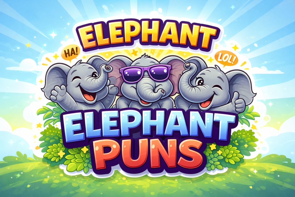 Top 300 Elephant Puns That Will Make You Trunk with Laughter