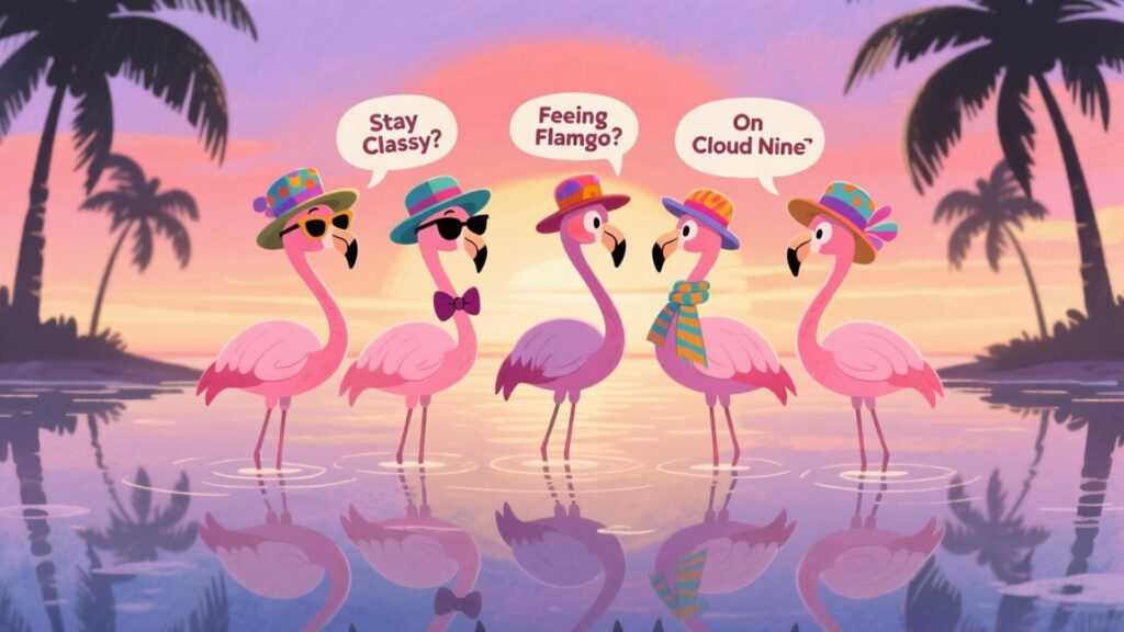 Flamingo Puns