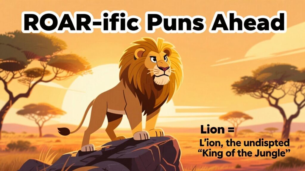 Lion Puns
