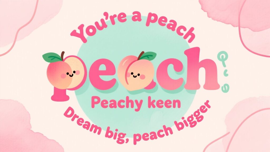 Peach Puns