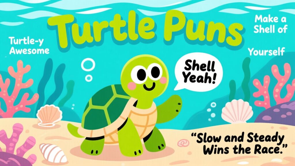 100+ Turtle Puns and Jokes That Are Shellarious