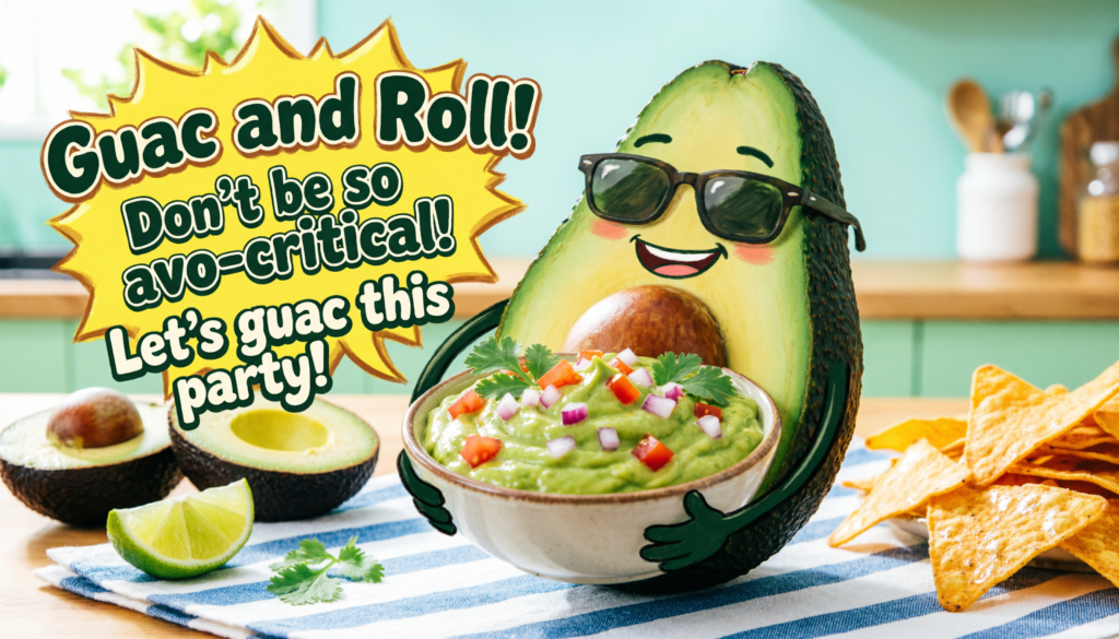 200 Funny Guacamole Puns and Jokes to Spice Up Your Day 🥑