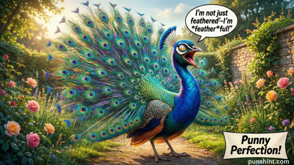 Peacock Puns