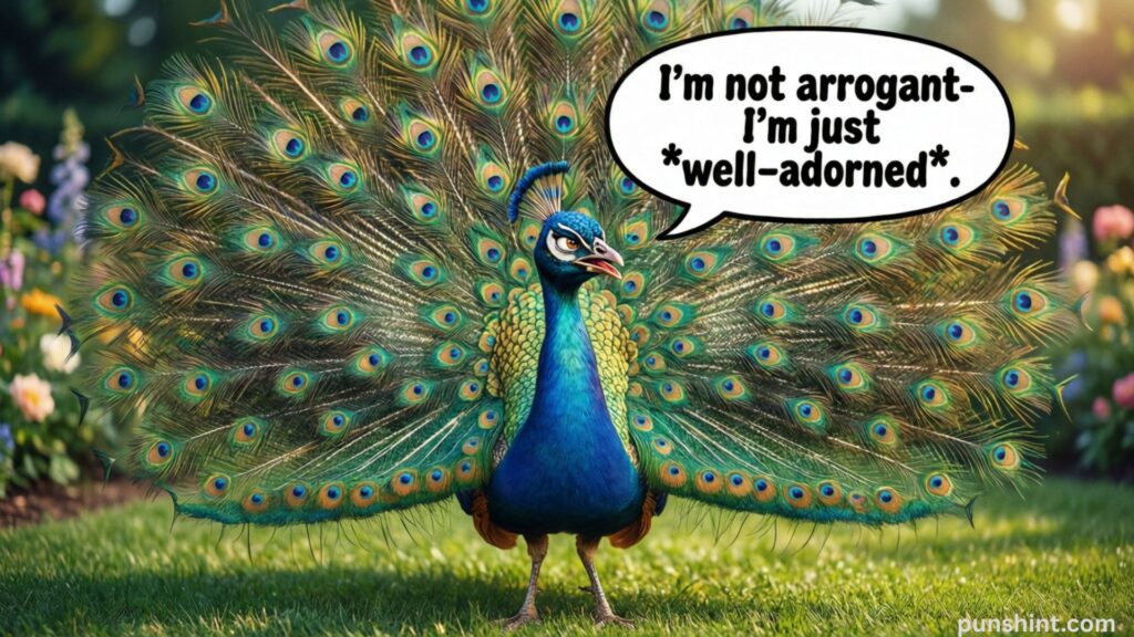 Peacock Puns