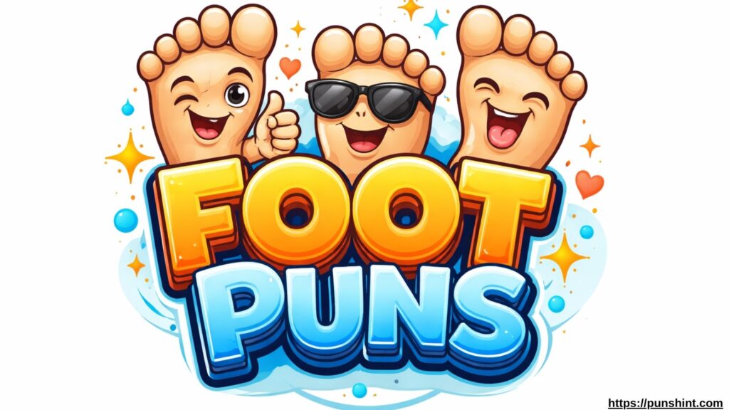 100 Foot Puns & Jokes: Short One-Liners for Captions & Instagram 👣